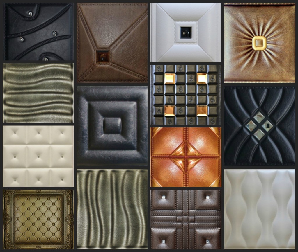 Faux Leather Decorative Tiles for Walls & Ceilings | CeilingDecorating.com